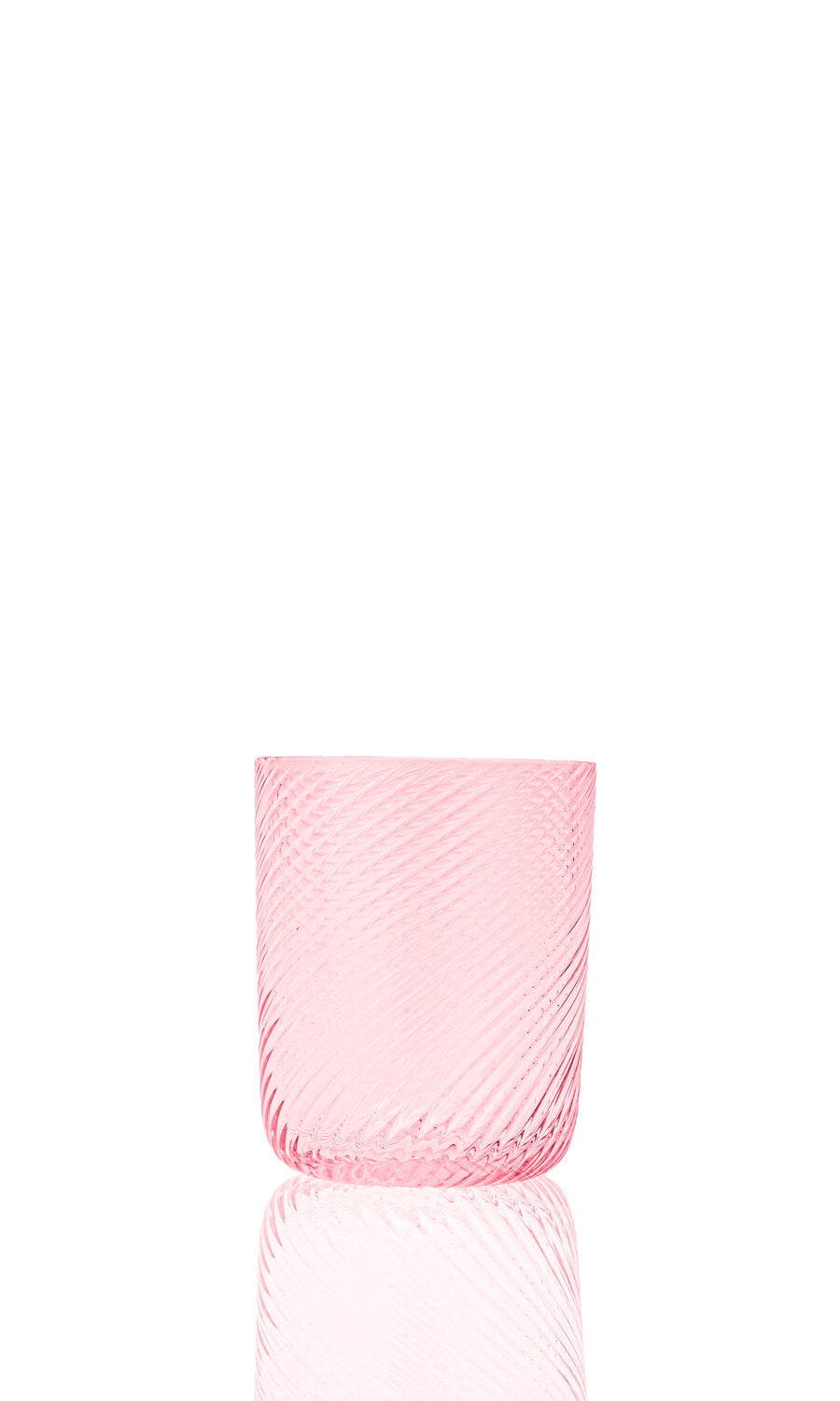 Twist Tumbler glas - rosa
